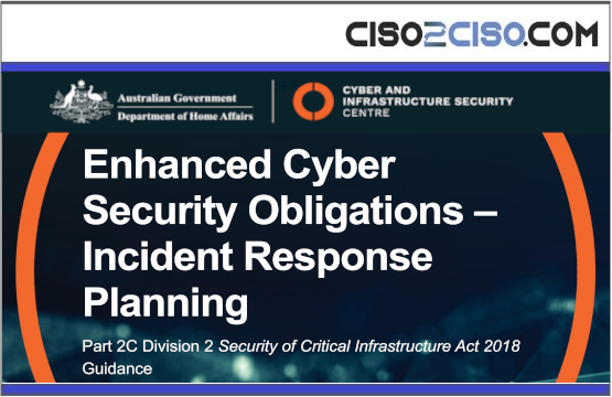 Enhanced CyberSecurity Obligations