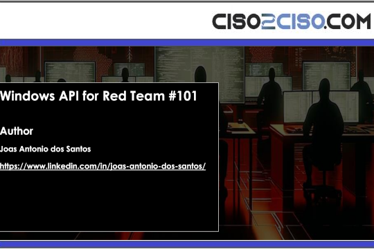 Windows API for Red Team #101