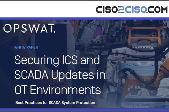 Securing ICS SCADA updates OT Environments