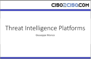 Threat Intelligence Platforms
