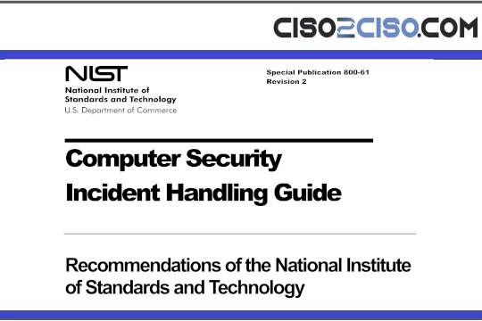 Computer Security Incident Handling Guide