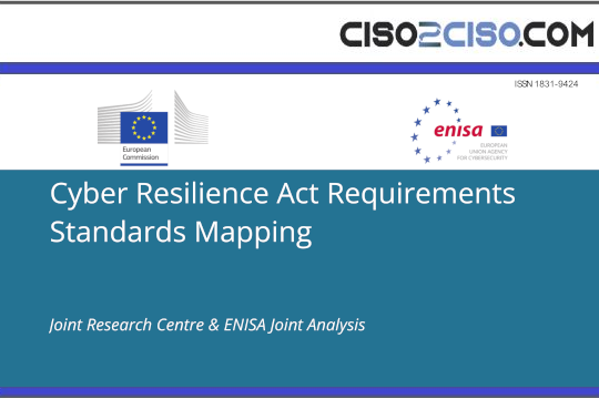 Cyber Resilience Act Requirements Standards Mapping