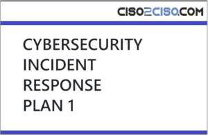 CYBERSECURITY INCIDENT RESPONSE PLAN 1