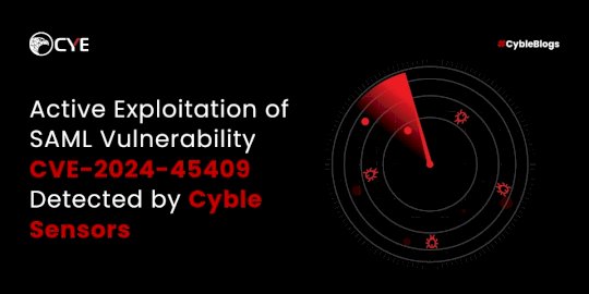 Active Exploitation of SAML Vulnerability CVE-2024-45409 Detected by Cyble Sensors – Source:cyble.com