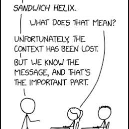 Randall Munroe’s XKCD ‘Sandwich Helix’ – Source: securityboulevard.com