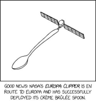 Randall Munroe’s XKCD ‘Europa Clipper’ – Source: securityboulevard.com