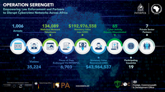 Operation Serengeti: INTERPOL arrested 1,006 suspects in 19 African countries – Source: securityaffairs.com