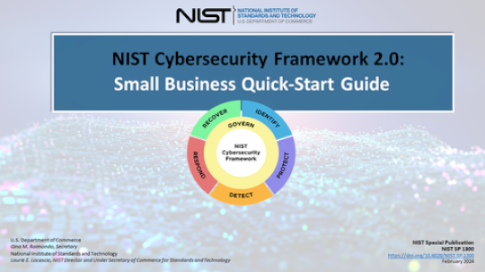 Take A Tour! NIST Cybersecurity Framework 2.0: Small Business Quick Start Guide – Source:www.nist.gov