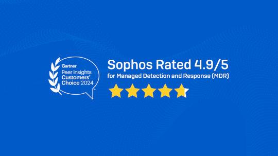 Sophos named a Gartner® Peer Insights™ Customers’ Choice for Managed Detection and Response (MDR) Services for the 2nd time – Source: news.sophos.com