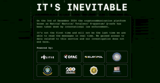 Europol Dismantles Criminal Messaging Service MATRIX in Major Global Takedown – Source:thehackernews.com