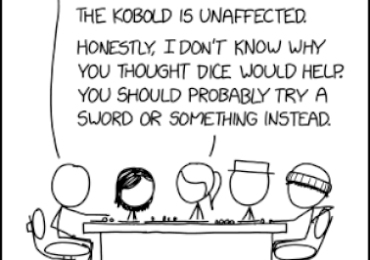 Randall Munroe’s XKCD ‘D Roll’ – Source: securityboulevard.com