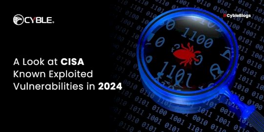 A Look at CISA Known Exploited Vulnerabilities in 2024  – Source:cyble.com