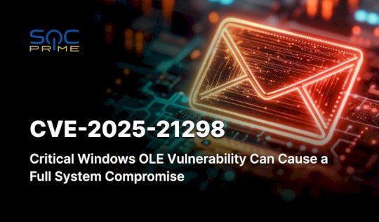 CVE-2025-21298 Detection: Critical Zero-Click OLE Vulnerability in Microsoft Outlook Results in Remote Code Execution  – Source: socprime.com