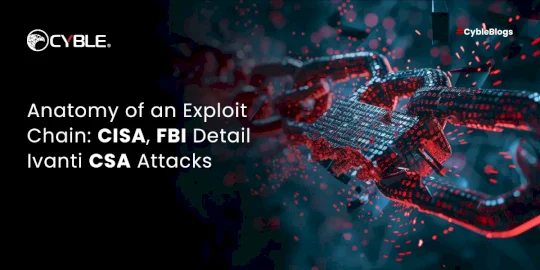 Anatomy of an Exploit Chain: CISA, FBI Detail Ivanti CSA Attacks  – Source:cyble.com