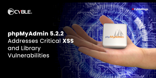 phpMyAdmin 5.2.2 Addresses Critical XSS and Library Vulnerabilities – Source:cyble.com