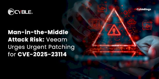 Man-in-the-Middle Attack Risk: Veeam Urges Urgent Patching for CVE-2025-23114 – Source:cyble.com