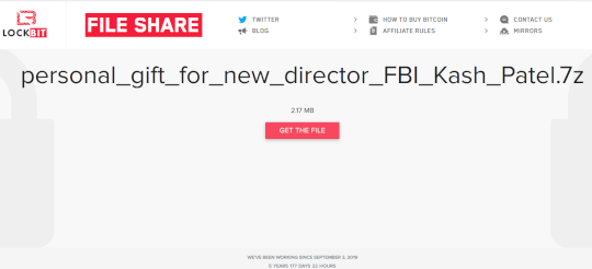 LockBit taunts FBI Director Kash Patel with alleged “Classified” leak threat – Source: securityaffairs.com