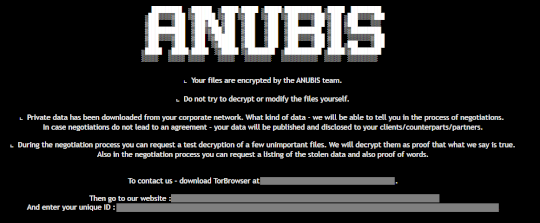 New Anubis RaaS includes a wiper module – Source: securityaffairs.com