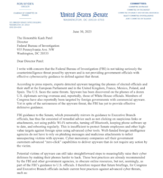 Senator Chides FBI for Weak Advice on Mobile Security – Source: krebsonsecurity.com