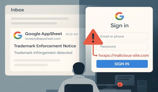 New Google AppSheet Phishing Scam Deliver Fake Trademark Notices – Source:hackread.com
