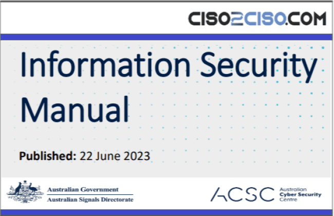 2023 Information Security Manual by ACSC