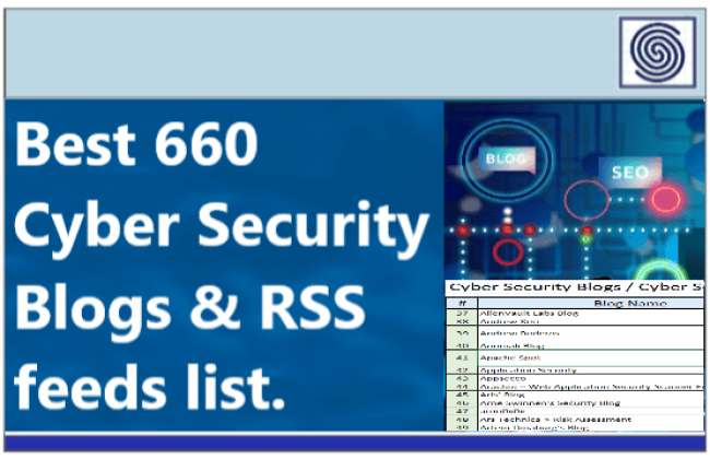 Best 560 Cyber Security News Blogs RSS