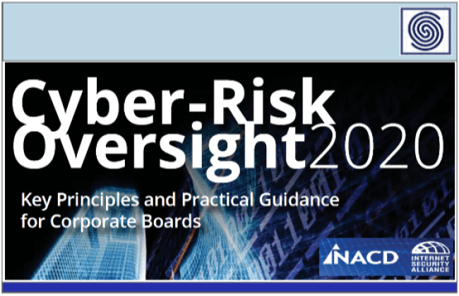 Cyber-Risk Oversight2020 - Key Principles and Practical Guidance for Corporate Boards by NACD Internet Security Alliance