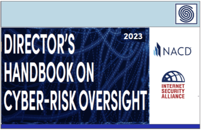 Director´s Handbook on CYBER-RISK OVERSIGHT by NACD - Internet Security Alliance