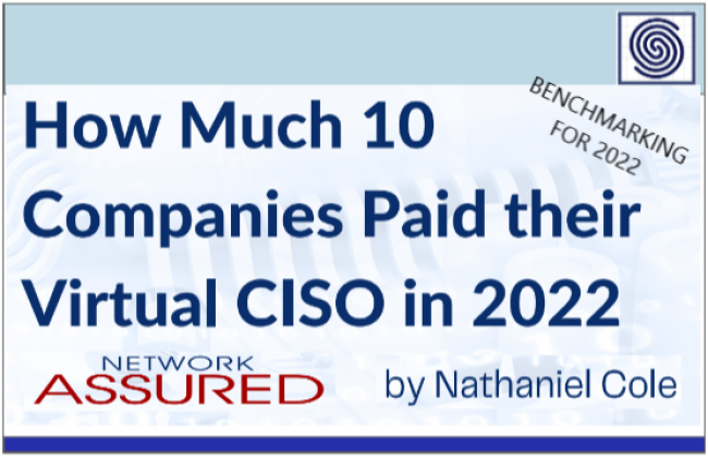 How Much 10 Companies Paid Their Virtual CISO Service in 2022 Bench