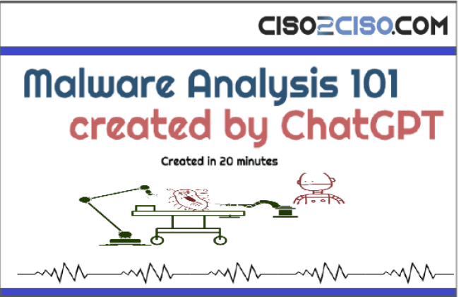 Malware Analisys 101 - created by ChatGPT in 20 minutes