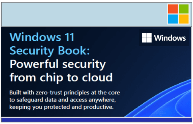Windows 11 Security Book - Powerful security from chip to cloud